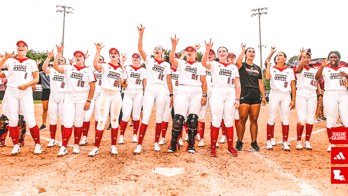 𝗡𝗢. 𝟭 𝗦𝗘𝗘𝗗 🤟 Taking the field in the @SunBelt Championship on 𝗧𝗵𝘂𝗿𝘀𝗱𝗮𝘆, 𝗠𝗮𝘆 𝟵 at 𝟭𝟬:𝟬𝟬𝗮𝗺 in San Marcos. 📰 ragncaj.co/SBCsoftball24 #GeauxCajuns