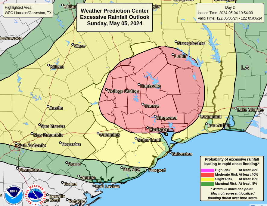 Late tonight we expect an MCS to move through Houston. What's an MCS, you say? Why, it's a midnight canine stimulant. Details of the expected storms, and why we're raising our flood alert to Stage 2 for areas north of Interstate 10:

spacecityweather.com/expect-storms-…