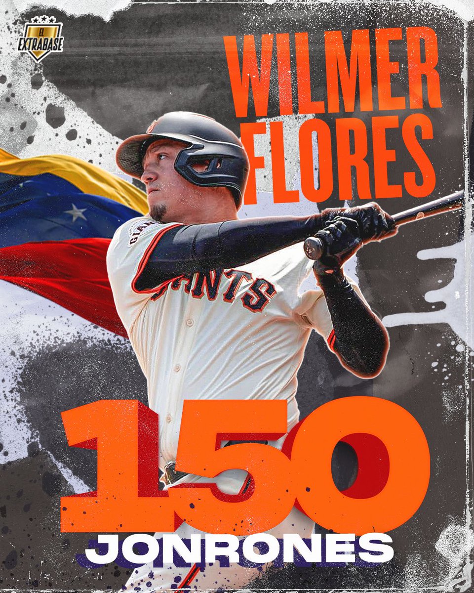 ¡150 para el “Catire”! 

Jonrón 150 en la carrera de Wilmer Flores. Vigésimo venezolano en llegar a esa cifra. 

#SFGiants | #ElExtrabase⚾️🇻🇪