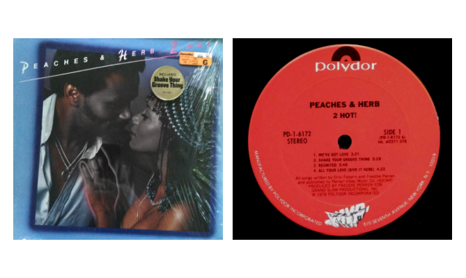 PEACHES & HERB '2 Hot!' Vinyl Album - Polydor  (1978) FREE SHIPPING ►tworlddesign.etsy.com/listing/125064…………… — #etsyfinds #musicgift #vinylrecords #vinylcommunity #vinylcollector #vinylLPs @EtsyRetweeter #etsyshop #shopetsy #FreeShipping #trendy