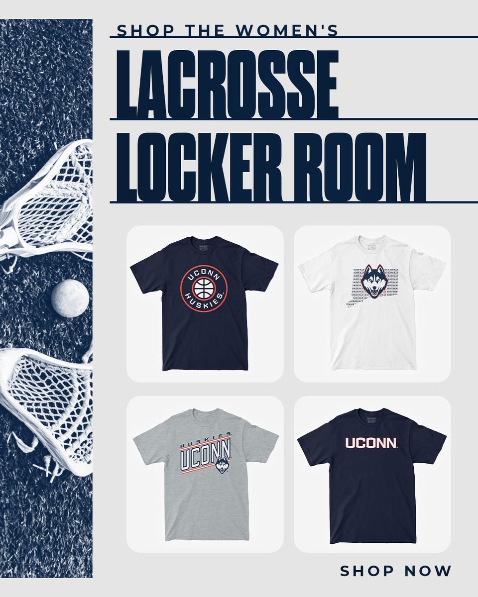 Don’t forget to check out the Women’s Lacrosse team’s locker room!! 🔗 uconn.nil.store/collections/wo… #uconn #uconnwlax