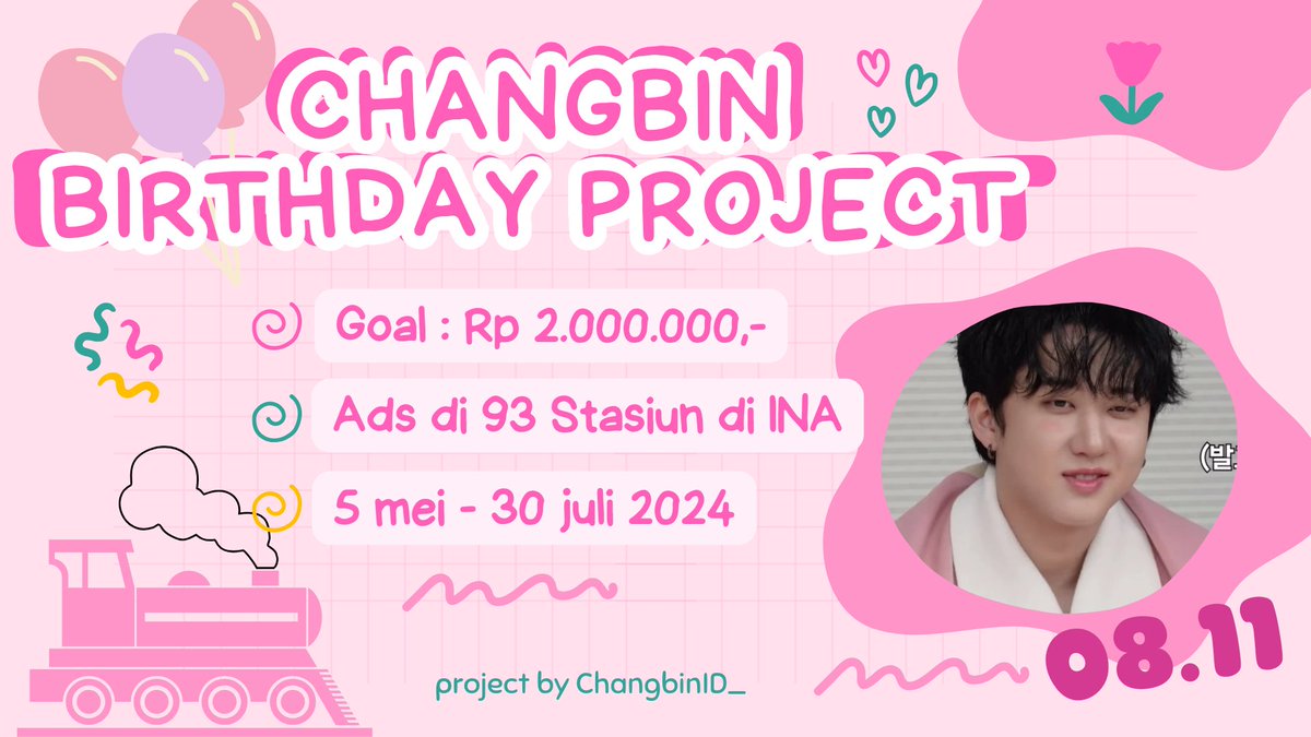 dwaekki dwaekki dda dda dda~ Hai Stay~ Dalam rangka menyambut birthday Changbin yang ke-25, ChangbinID mengadakan donasi project iklan di 93 Stasiun di Indonesia. STAY yang berkenan membatu kelancaran project bisa cek link ini ya 🐽 : bit.ly/CBIDBDAYPROJECT Terima Kasih 🐷🤍