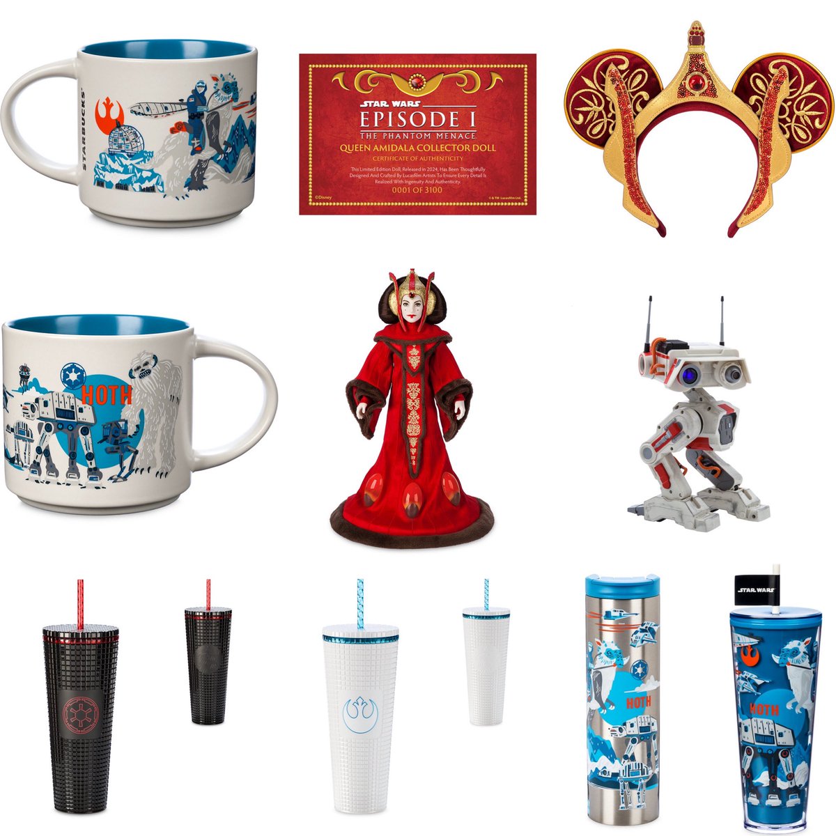 Queen Amidala, Starbucks X Star Wars, & BD-1 Droid are currently in stock at the Disney Store! #Ad #StarWars #Maythe4thBeWithYou #MayThe4th #Collectibles . distracker.info/3ULl4Nx