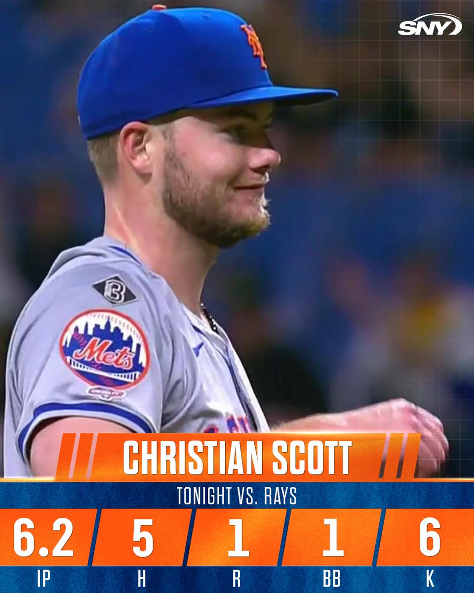 GREAT SCOTT.

What an MLB debut for Christian Scott 👏