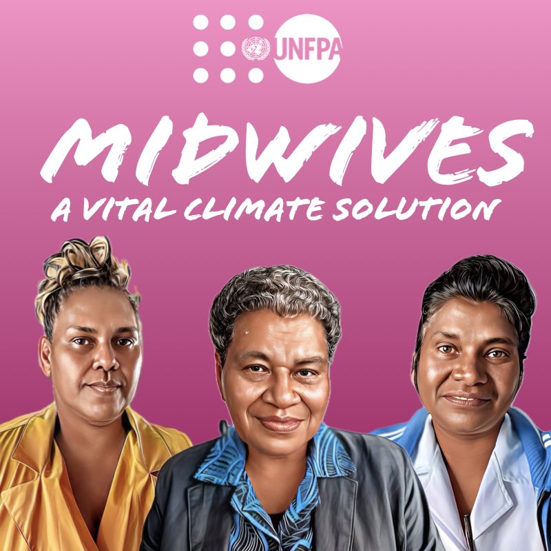 When floods, earthquakes and other climate disasters hit communities, #midwives are part of the first responder teams, supporting affected women to deliver their babies safely, and to ensure the sexual and reproductive health needs and rights of women and girls are upheld. This…
