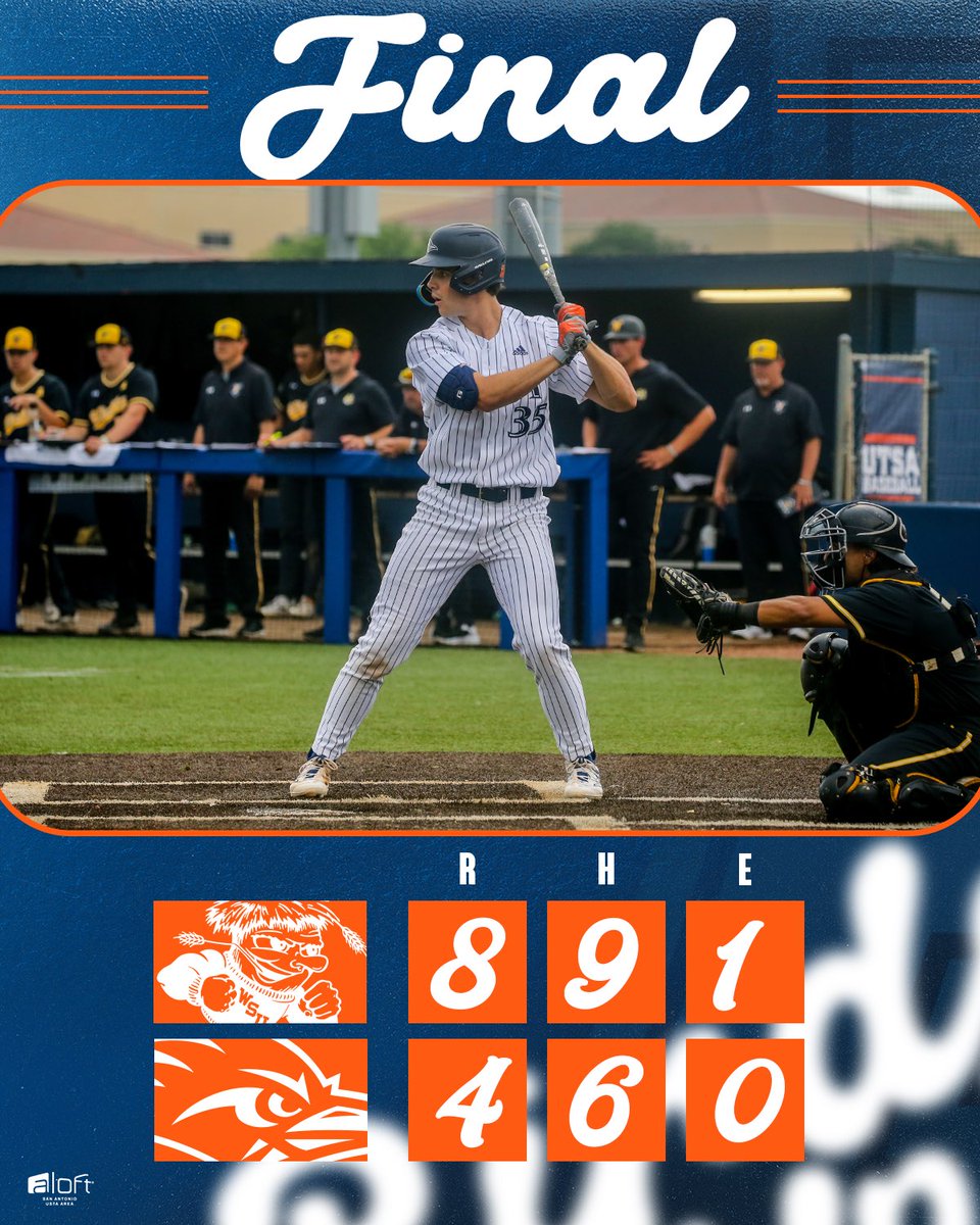 Final from the series finale against Wichita State #BirdsUp 🤙 | #LetsGo210