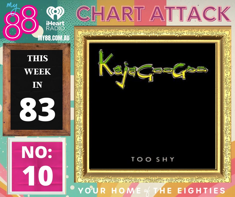 #ChartAttack on @My88_FM: Aussie Top 20 from this week in 1983: 10: Too Shy #Kajagoogoo Great song, wonderful vocals from Limahl.