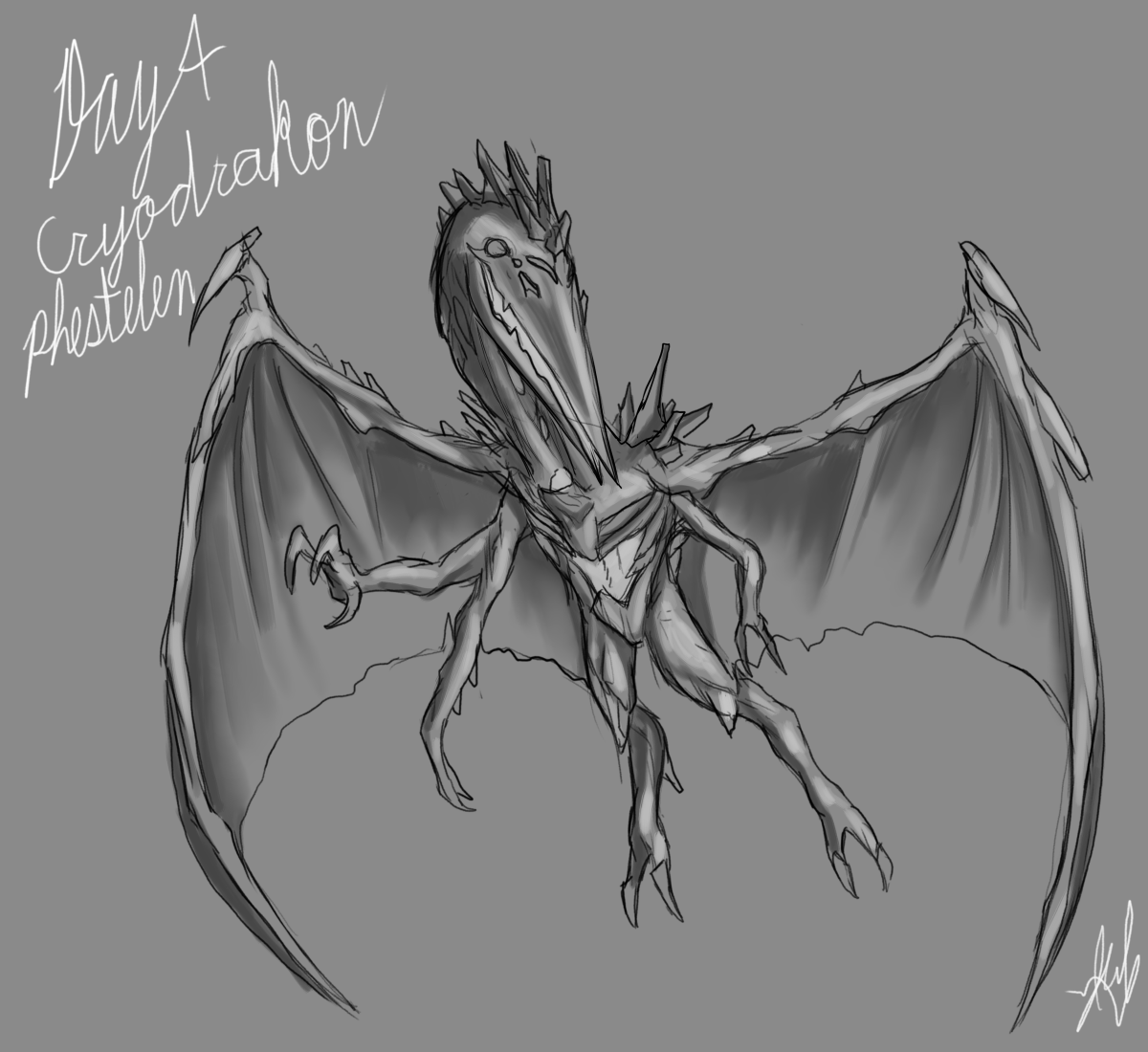 carnifex180's tweet photo. Day 4: Cryodrakon
Alignment: Phestelen

#maysozoic2024 #projectweave #sketch #digitalart #monster https://t.co/RI0wzp9KfT