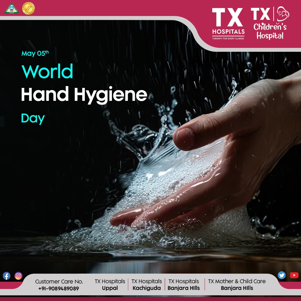 Happy World Hand Hygiene Day! 🧼✋ Remember, clean hands save lives. Keep washing and stay healthy! #HandHygiene #CleanHandsSaveLives