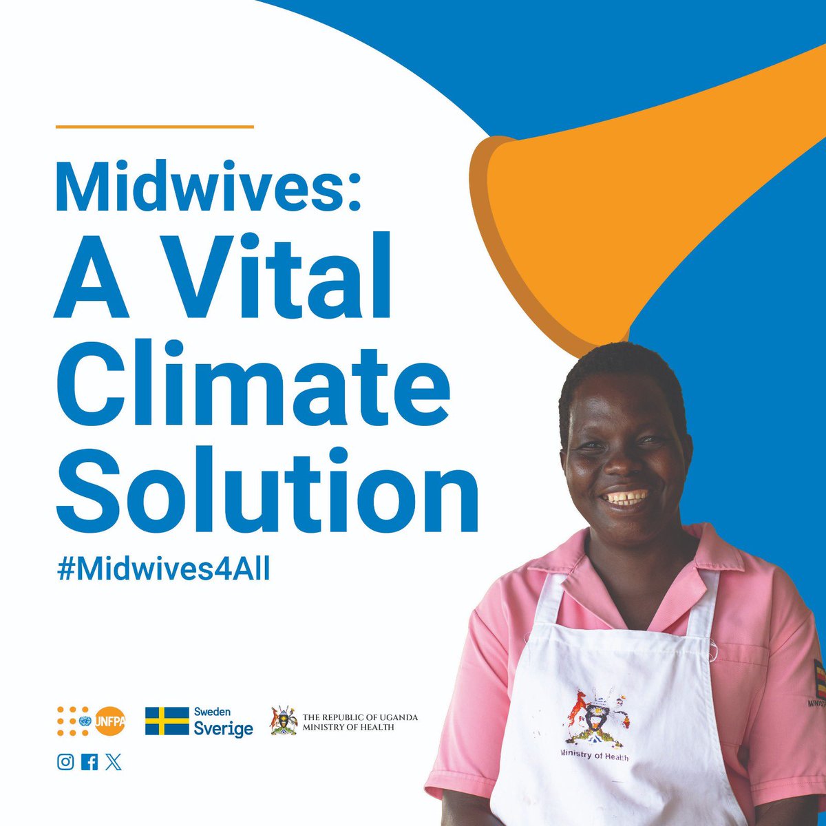 Celebrating International Midwives Day! With only 1.9 million midwives globally, @UNFPAUganda and partners are working towards bridging the gap to meet the growing need. Happy International Day of the Midwife! #Midwives4All #IDM2024