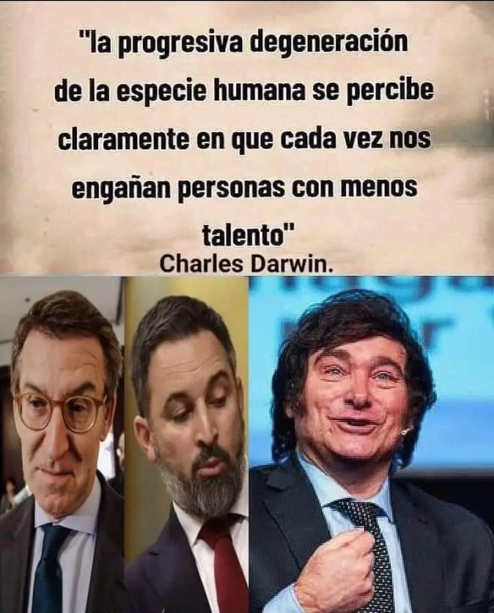 España liderando la economía europea y Argentina en la pura miseria y te dice esto. El problema no es @JMilei, el problema es que el @ppopular y @vox_es      
 lo tiene como ídolo.