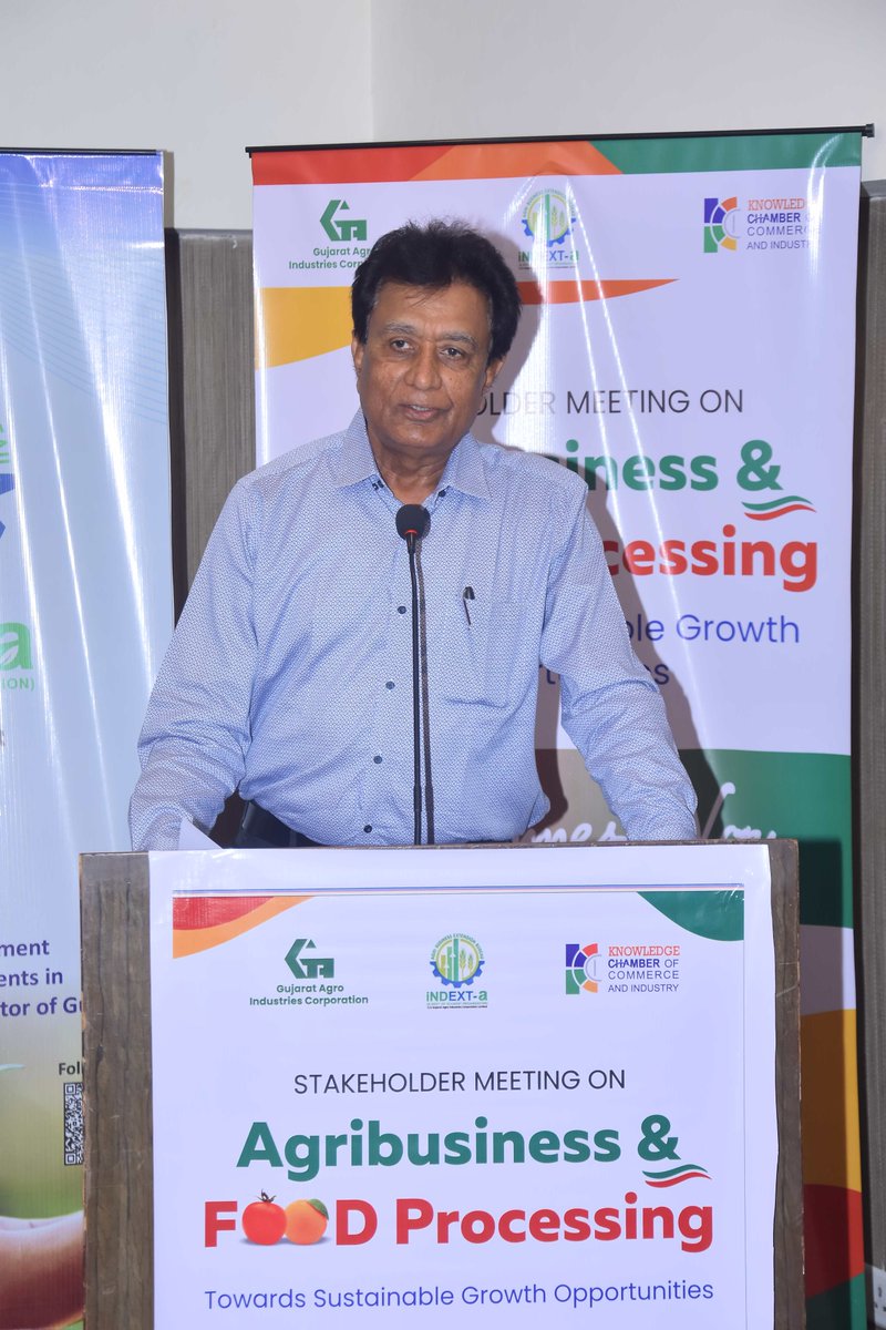 Successfully completed Stakeholder Meeting On Agribusiness and Food Processing Initiative of Gujarat Agro Industries Corporation Limited & INDEXT-a and executed by Knowledge Chamber of Commerce and Industry on 4th May 2024 at Rajkot, Gujarat.

#foodprocessing #StakeholderMeet