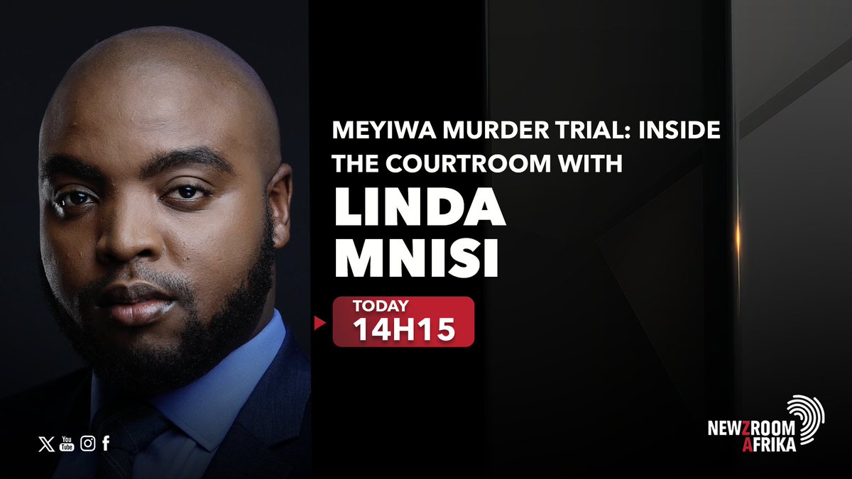[STILL AHEAD] In this weekly recap we take you inside the Pretoria High Court where five men stand accused of the murder of soccer star, Senzo Meyiwa. Catch the recap with @LindA_MniSii at 14H15. #Newzroom405 #SenzoMeyiwaTrial