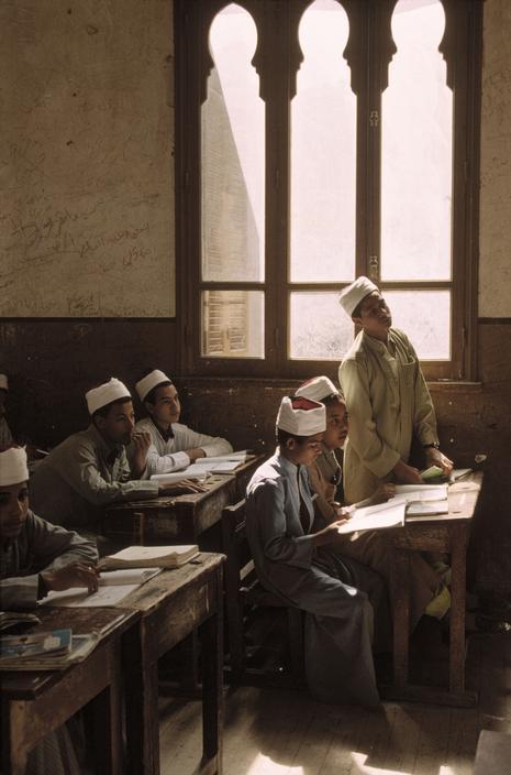 Islamic Institute students, Al-Azhar University, Egypt, 1994 🇪🇬