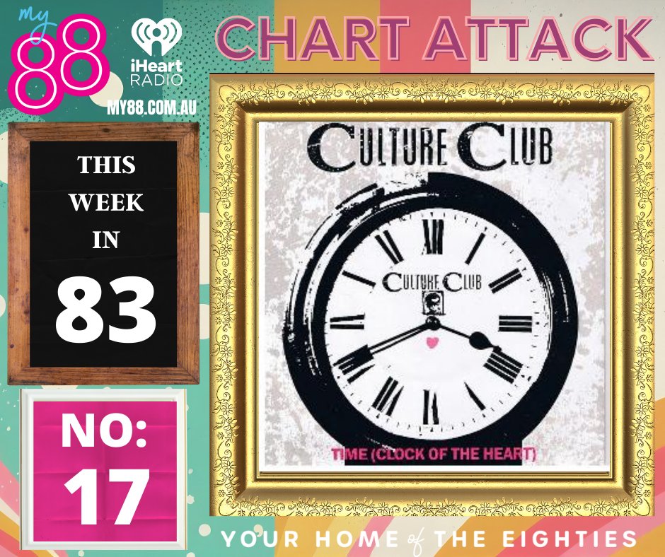 #ChartAttack on @My88_FM: Aussie Top 20 from this week in 1983:
17: Time (Clock of the Heart) #CultureClub 
One of CC's finest song. Love George's laidback but also powerful delivery.