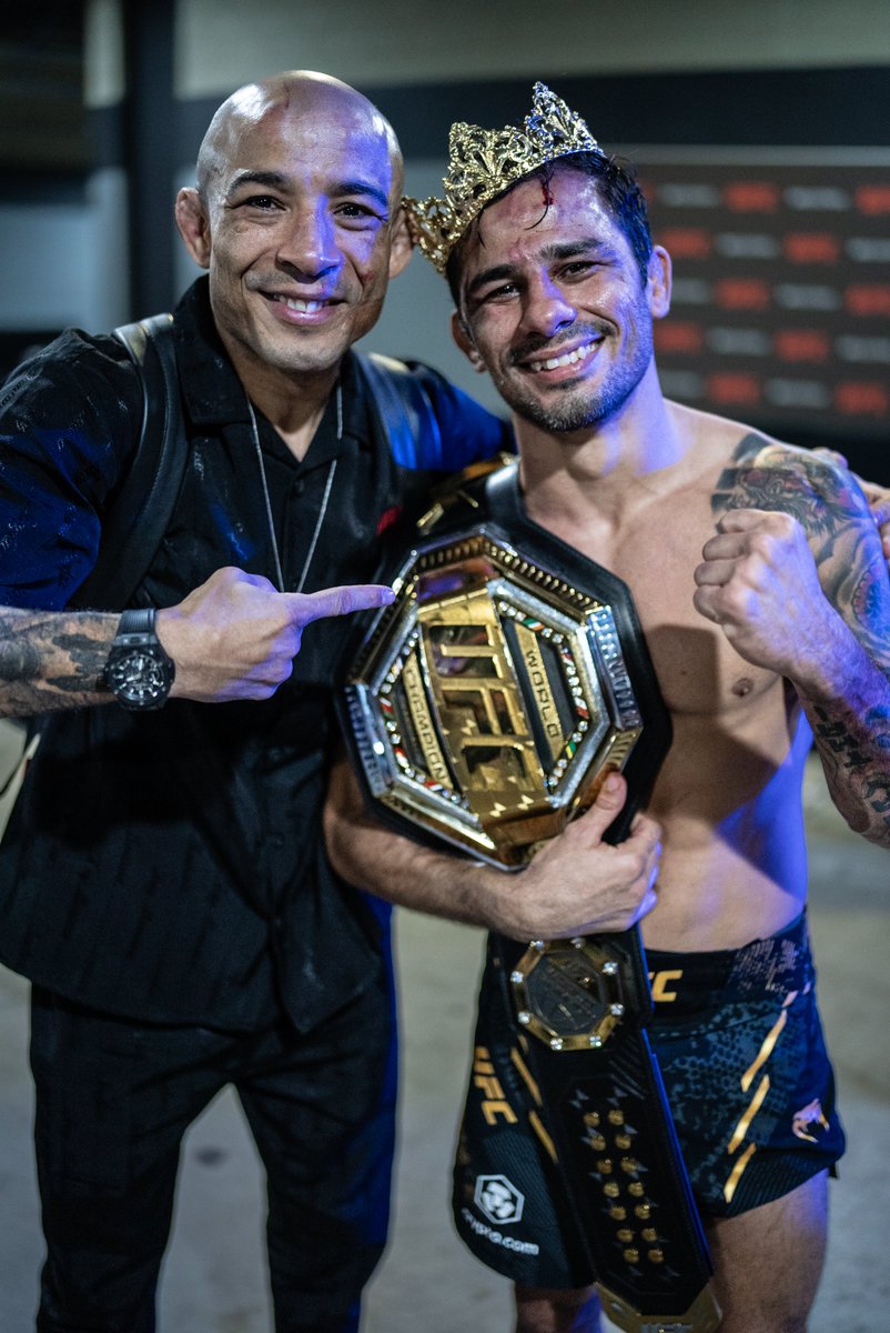 Good night Rio 🥹🇧🇷 @JoseAldoJunior | @PantojaMMA | #UFC301