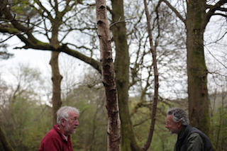 Gerry Loose and Andrew Schelling, from a project inaugurating the John Muir Way, planting the seeds of trees from California and Scotland. Photo: Hannah Devereux. alecfinlayblog.blogspot.com/2014/02/seedin…