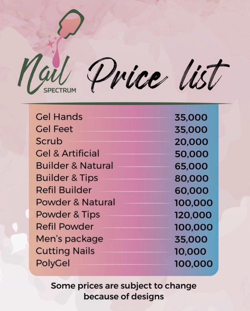 This is your reminder; that @nail_spectrum ALWAYS OPENS ON SUNDAY!!! Don’t enter the new week with undone nails ❤️❤️❤️ 0708608922 to book an appointment ❤️❤️❤️