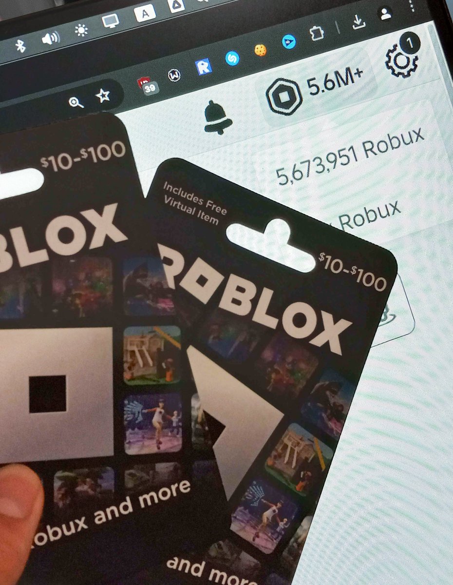 Who needs ROBUX 🤑 ?
I'll send everyone a $100 ROBUX Giftcard right now..

To Receive:
❤️ Like
🔁 Repost
✅ Follow Me so I can DM you the code!

#ROBLOX #ROBLOXDev #ROBLOXGiveaway #robuxgiveaway #robuxgiftcard #FreeRobux #robuxcode #free #redeem #robux #giftcard