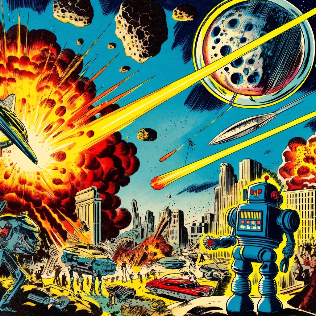 Es gibt wieder ein Sci-Fi Special! In der aktuellen Folge von #cosmiclatte spricht Eva mit Peter über den Weltuntergang in der #ScienceFiction. Alien Invasion oder Asteroideneinschlag? Was ist euer liebstes Szenario für das Ende der Welt?

cosmiclatte.podigee.io/32-cl032-das-e…

#podcast