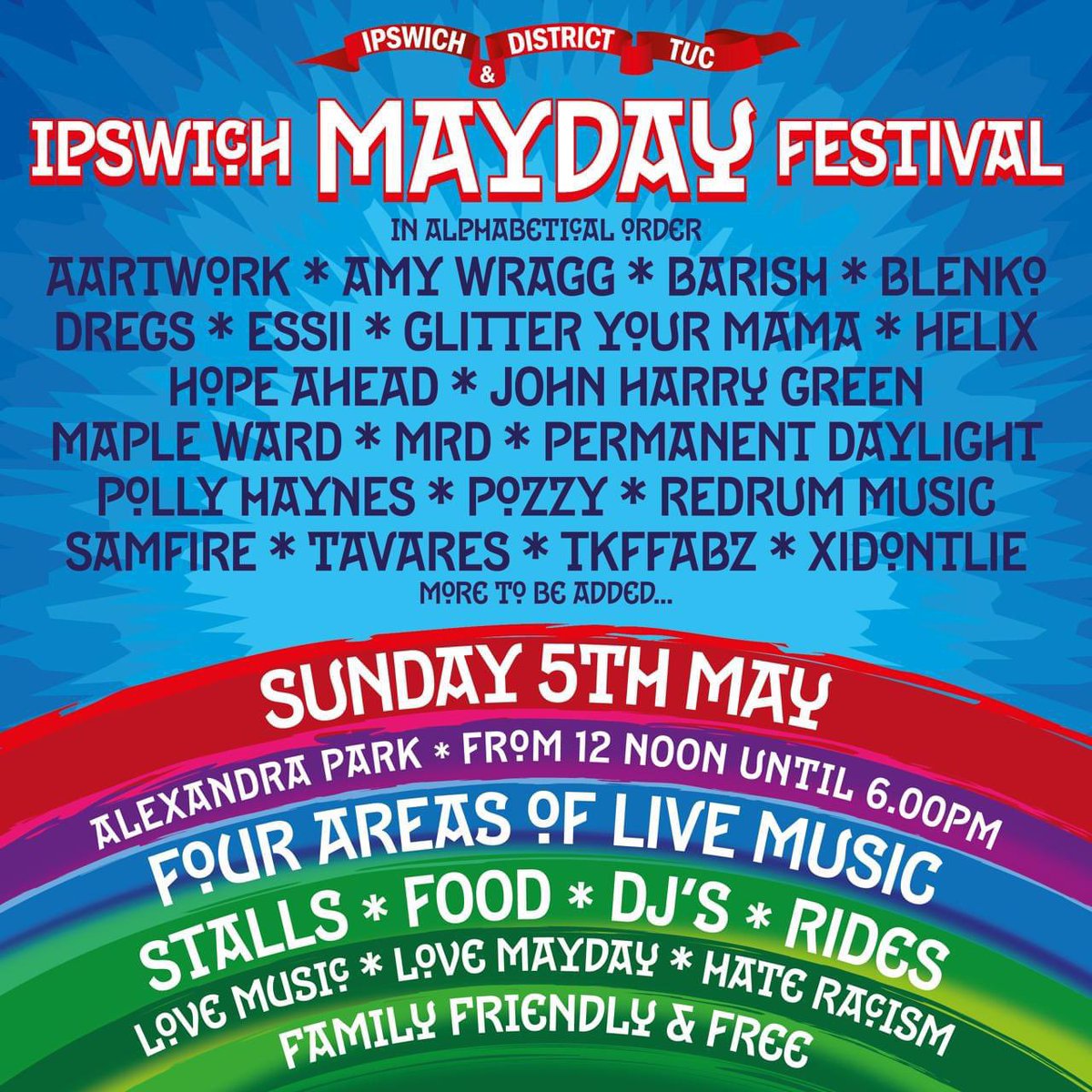 Today’s the day! #IpswichMayDay #MayDayFest