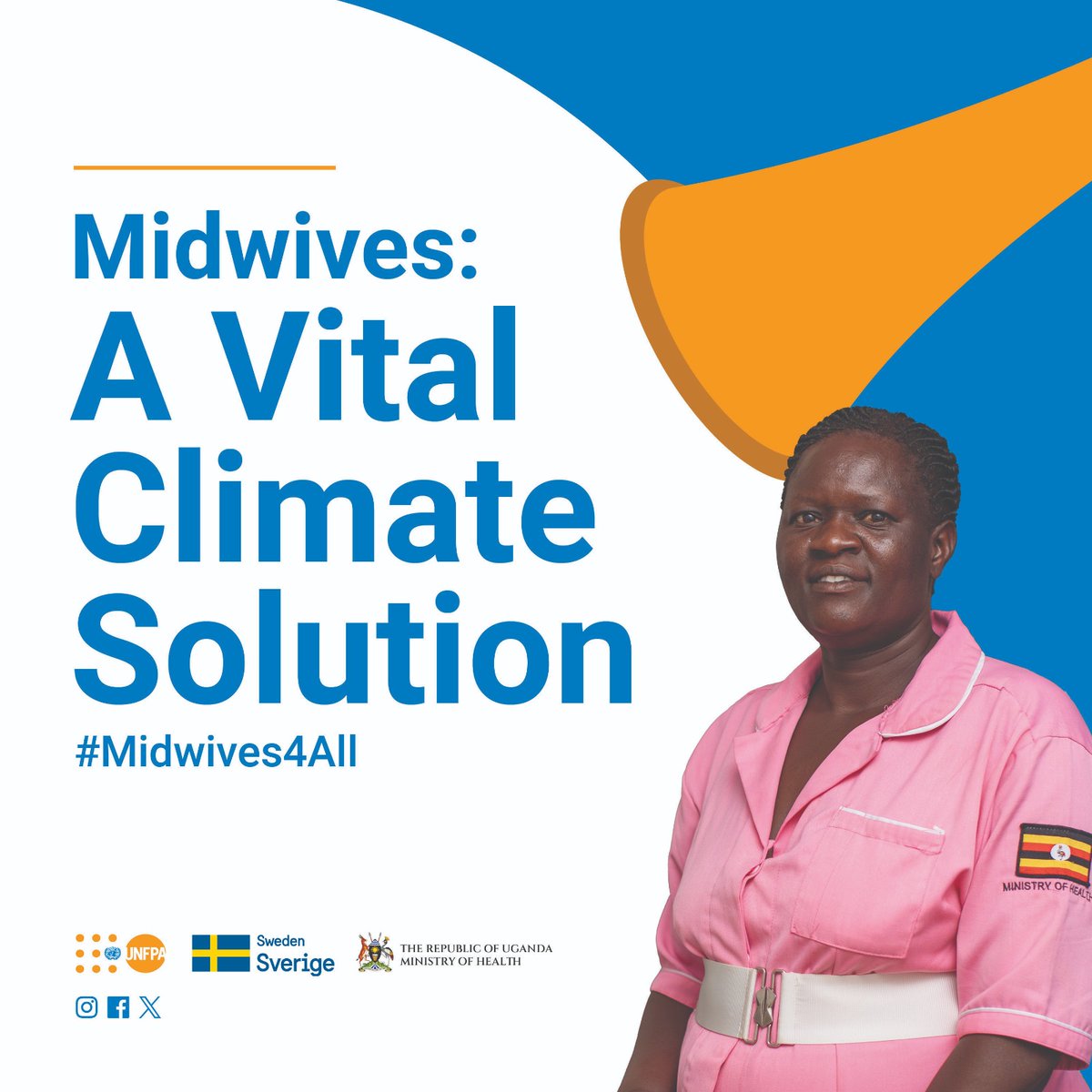 A day like this serves to recognize their invaluable contributions& work towards empowering more midwives. @UNFPAUganda and partners are working towards bridging the gap. Increasing midwifery coverage by 25% could save 2.2 million lives annually by 2035. #Midwives4All #IDM2024