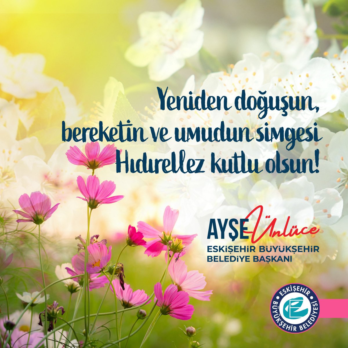 Kültürümüzün önemli bir parçası olan, baharın ve umudun müjdecisi, bereketin simgesi #Hıdırellez, başta hemşehrilerim olmak üzere tüm ülkemize sağlık, bolluk ve huzur getirsin.