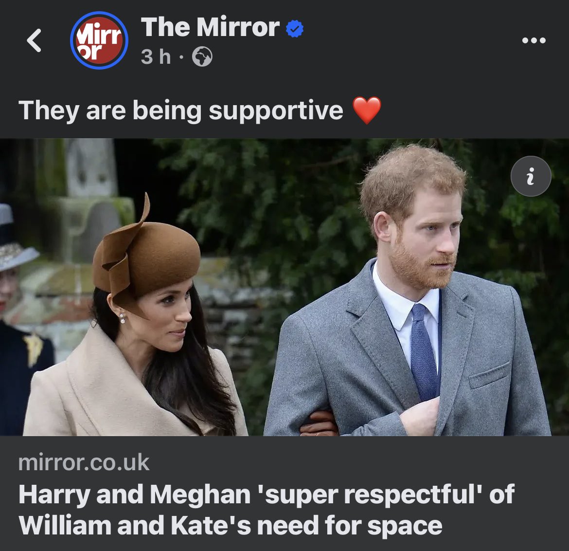 #TheHarkles are being ‘supportive and super respectful’ 😂
They wouldn’t know respect if it smacked them in the face. Whoever writes these headlines really needs to give their head a wobble 
#HarryandMeghanAreAJoke 
#HarryandMeghanAbsentParents 
#HarryandMeghanAreGrifters