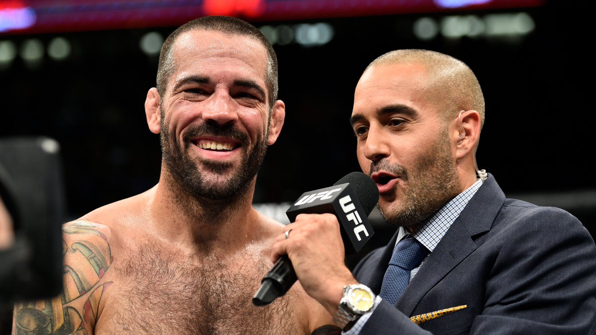 THE GREATEST TO EVER DO IT 👏 After last night's event @Jon_Anik has set a the record for most fights called in UFC History! 👊