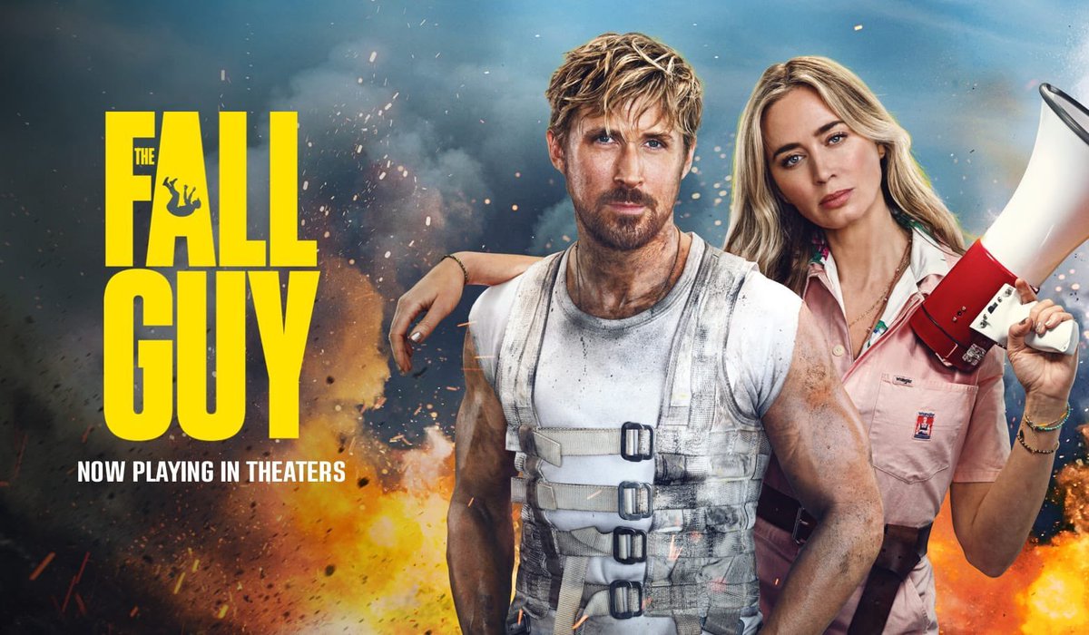 Omg this movie is so good. The action the romance. The laughs. Loved it. #RyanGosling kills me. @TheFallGuyMovie go see it.