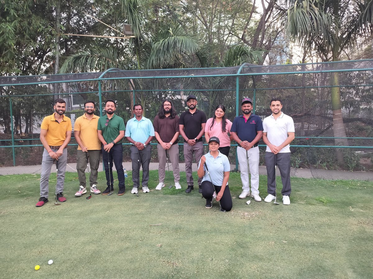 kundan_mish's tweet image. 🏌️‍♂️ Recap of our Beginner&apos;s Golf Clinic at Karnataka Golf Academy, Bangalore!🌟
Participants dove into the world of golf, learning skills with expert guidance. ⛳️ Action-packed day! #GolfClinic #BangaloreGolf #LearnGolf:
Share with a friend who would love to join our next session!