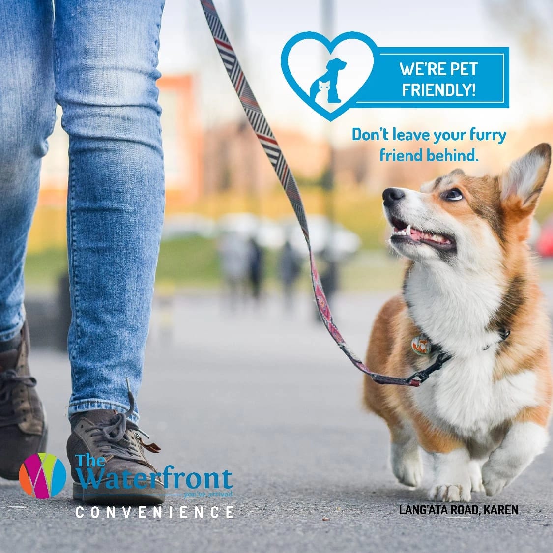 Happy Sunday! Don't forget to bring your furry friends along-we love pets, so they're welcome too! #PetFriendlyNairobi #Petlovers #Pawfriends #PetFriendlyMall #WaterfrontConvenience #TWFKaren #YouveArrived