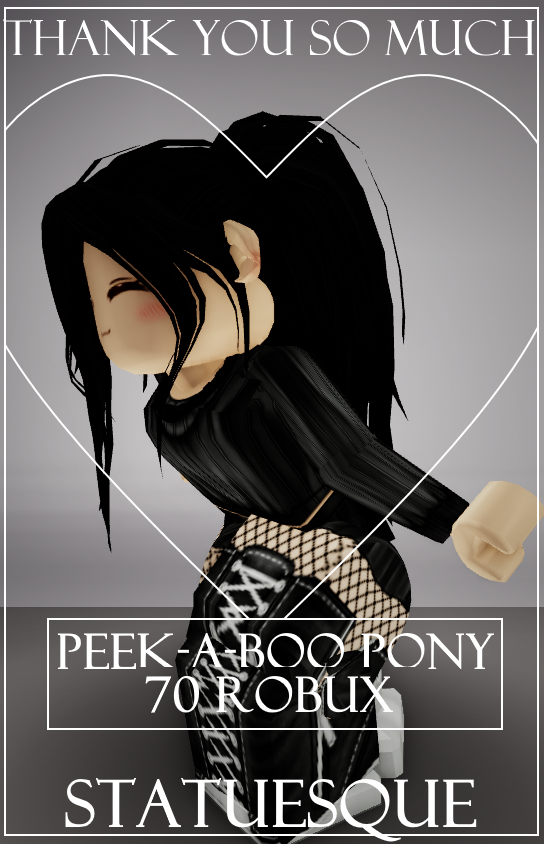 Etherealia_RBX's tweet photo. Already 21 sales after just a few hours! I know it seems so small, but it feels nice to see others enjoy my work.

I like seeing how others take something basic that I've made and turn it into a full-blown complex outfit. So many different styles and combinations that I've seen https://t.co/FvI8v6iv0Z