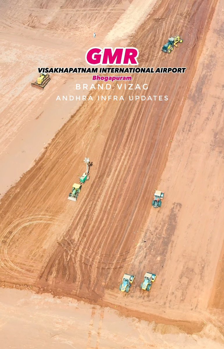 🔸AndhraPradesh state owned GMR Visakhapatnam International Airport Terminal works current status #AndhraPradesh #BhogapuramAirport #Bhogapuram #Vizag #Visakhapatnam #Vizianagaram #GMR #AndhraInfra Credits : @VizagBrand
