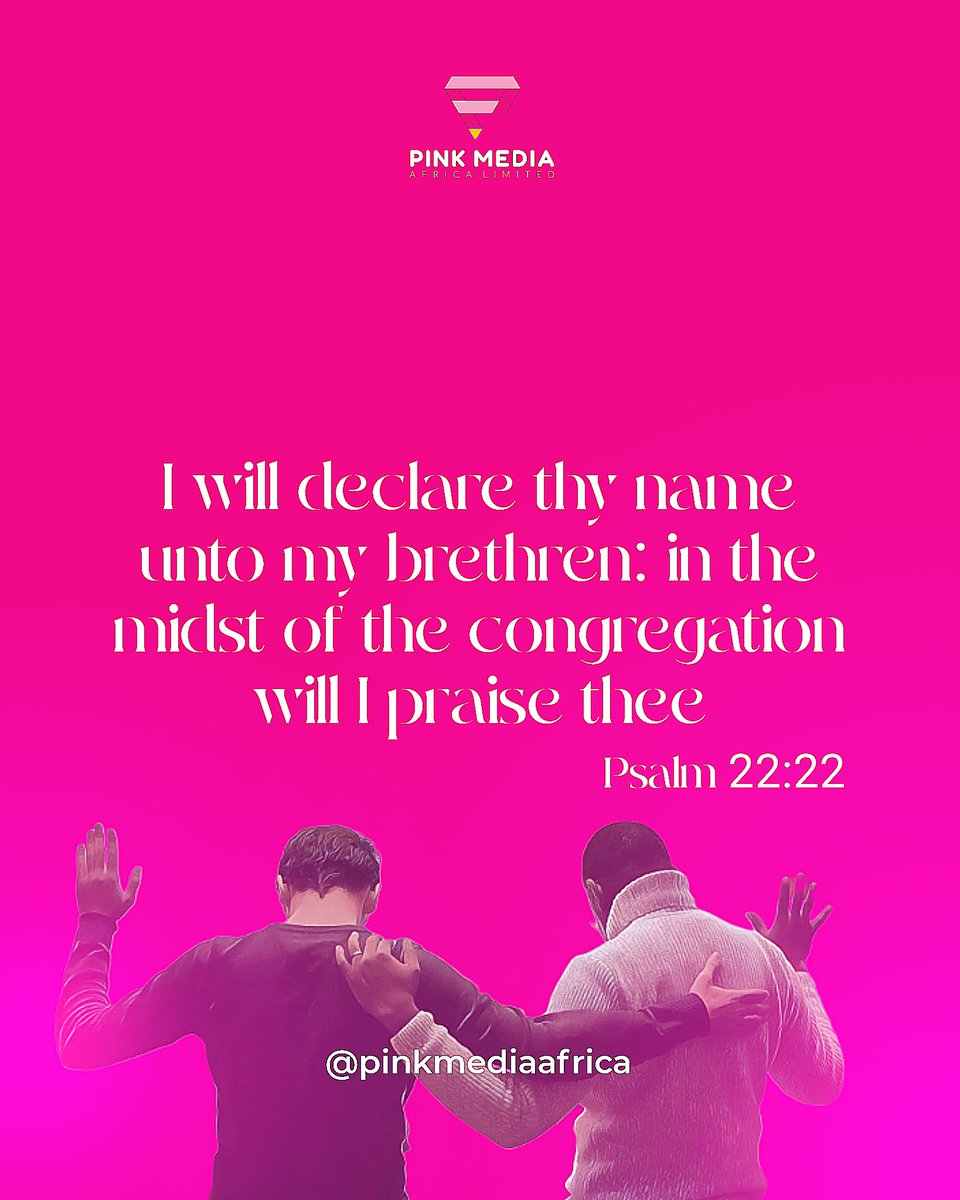 Sunday Scripture Sharing

I will declare your name to my people; in the assembly I will praise you.' - Psalm 22:22

May this verse inspire you to share God's love and glory with those around you today! Let's spread His word and blessings everywhere we go.

#SundayScripture