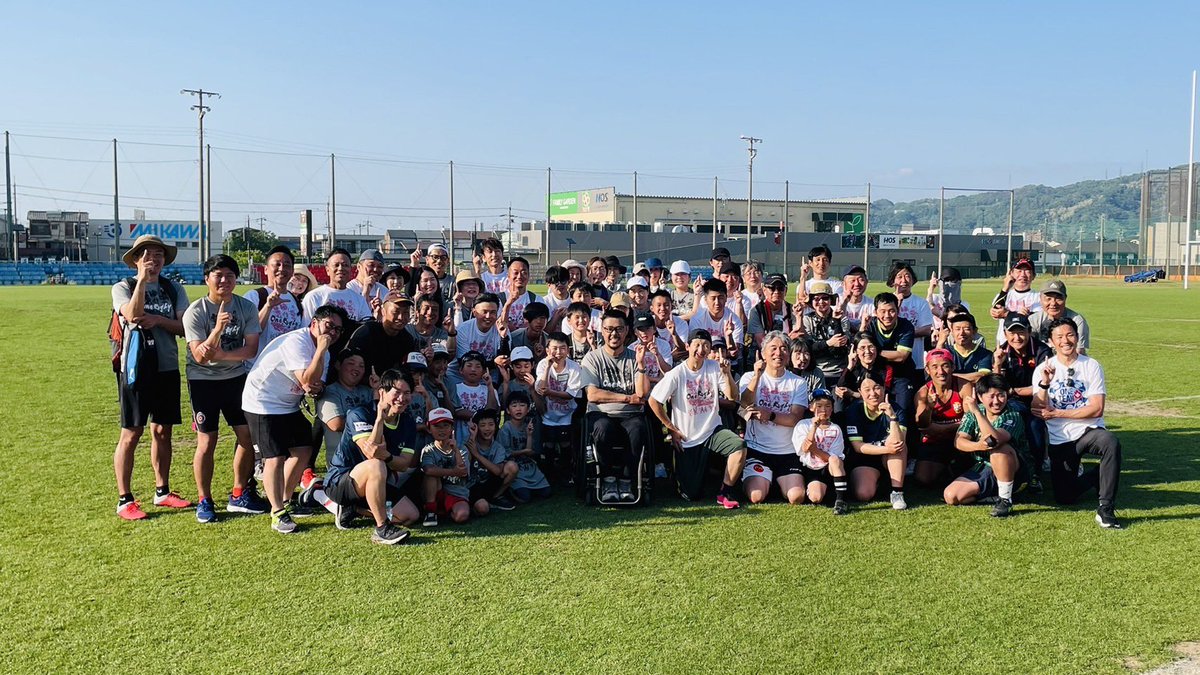 ONERUGBY2020's tweet photo. 【♿️🏉実施レポート🏉♿️】
昨日4種同時体験会を実施いたしました！
暑い中でしたが、
参加された方々、ボランティアで運営をサポートいただいた方々皆様ありがとうございました！！！
@toshiaki1017 
@Japan_no8_hiro 
@DeovrJAPAN 
@shou_soeda 
@BlindRugbyJPN https://t.co/ltDgPBCR1k