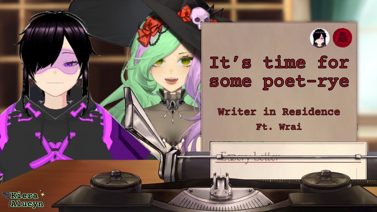 ✧ EVERY LETTER LIVE ✧

Our first guest for Writer In Residence is a dear friend of mine, the amazing @LWraichu!  Please welcome them as the first letter writer in this new series about sending comedic correspondence to unsuspecting recipients~

#kiecast #WriterInResidence