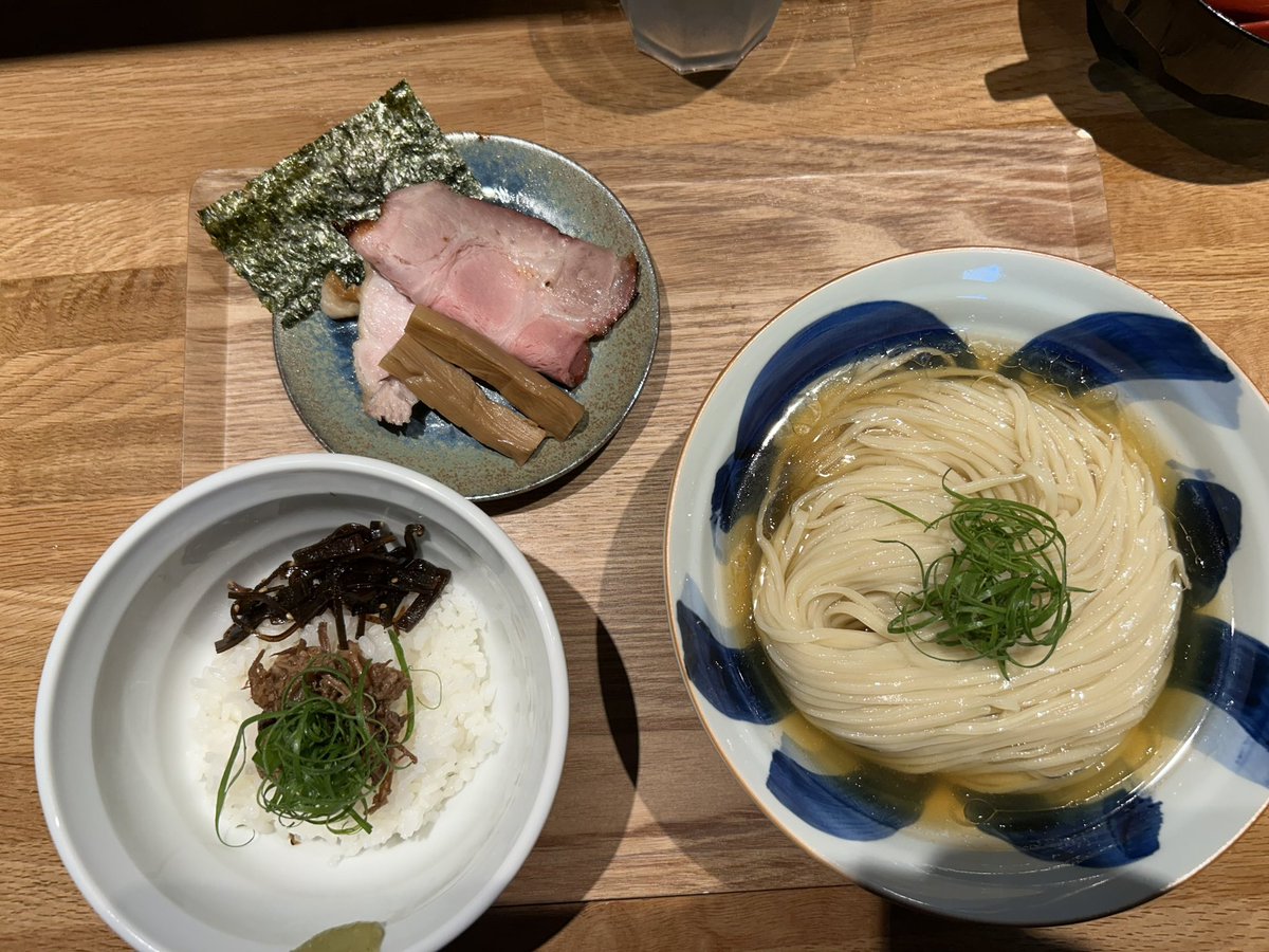 茨城県水戸市東野町 中華蕎麦みうらさん 伊吹いりこと羅臼昆布の冷やしそば 暑い日にさっぱり食べれる冷やし🍜 今日も美味しくいただき、 ごちそうさまでした♬😋