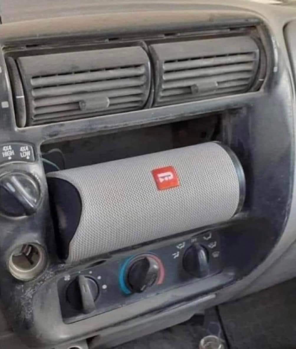 Buaana Kafangi just installed a new sound system in the whip, DJ please play Gotha tena 😆