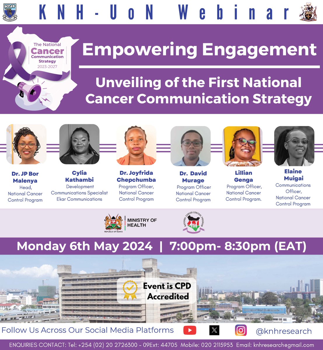 Don't miss our webinar on healthcare communication! Learn how effective communication plays a key role in cancer prevention and promoting wellness.
Sign up now!
us02web.zoom.us/webinar/regist…

🗓️ Monday 06 May 2024
⌚️7:00pm – 8:30pm
#ZuiaCancer
#CancerPrevention
#HealthcareCommunication