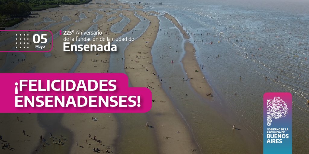 ¿Asadito frente al río? 🥩 ¿Tarde en la isla? 🏝️ ¿Una Reserva Natural para recorrer? 🌳 #Ensenada es ideal para hacer todo eso y mucho más 😉 ¡Feliz aniversario a este gran municipio bonaerense! 💙