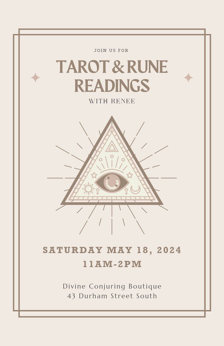 MetherelRenee's tweet photo. Come to Madoc and let me read your future. https://t.co/fiWb4v52WA