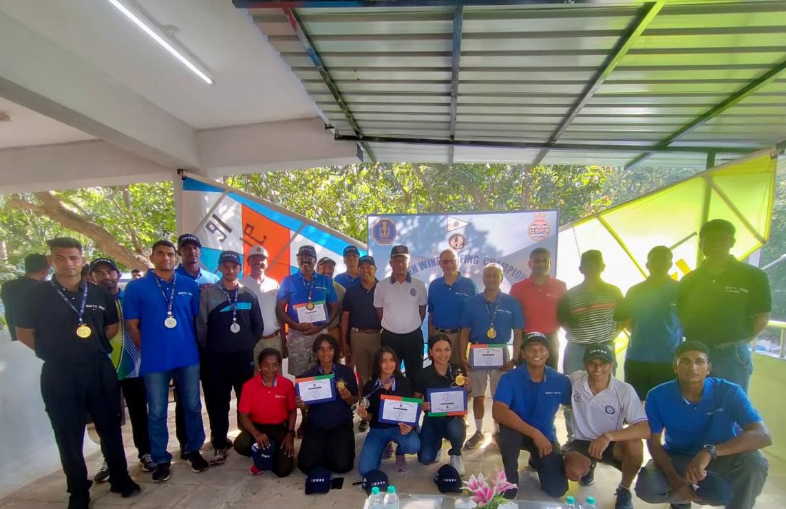 #IndianNavy #HQGNA Navy Open Windsurfing Championship 2024 was conducted at INWTC Goa from 01- 04 May 24. 23 participants took part in the event which included 14 participants in mens category, 05 participants in the womens category and 04 participants in masters category.