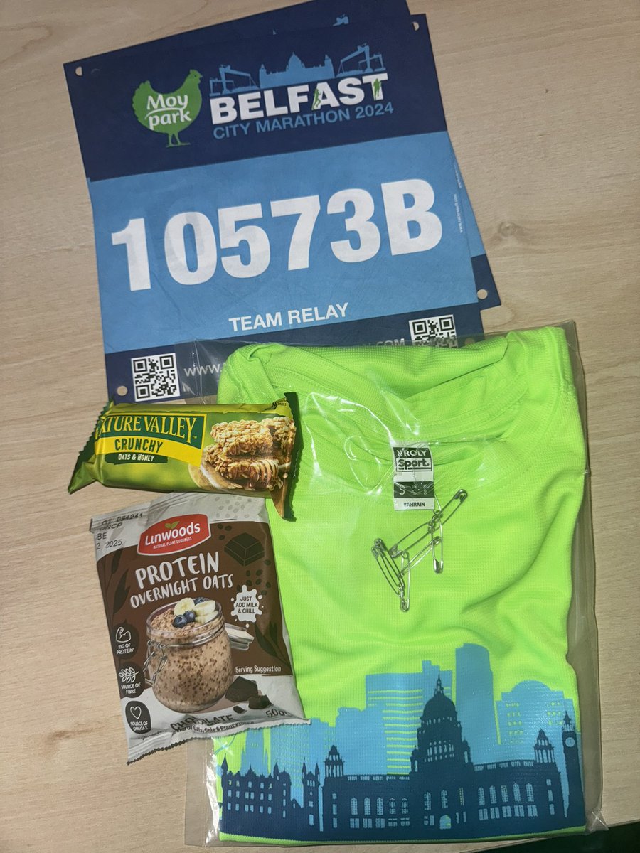 The nerves are kicking in for the <a href="/marathonbcm/">BelfastCityMarathon</a> doing a leg of it is a big deal for me not being a runner 😂 we’ve raised an amazing £1300 for <a href="/FriendsCCNI/">Friends of the Cancer Centre</a> a cause very close to my heart 🧡 wish me luck that I make it out in one piece 🤩✨ #belfastmarathon