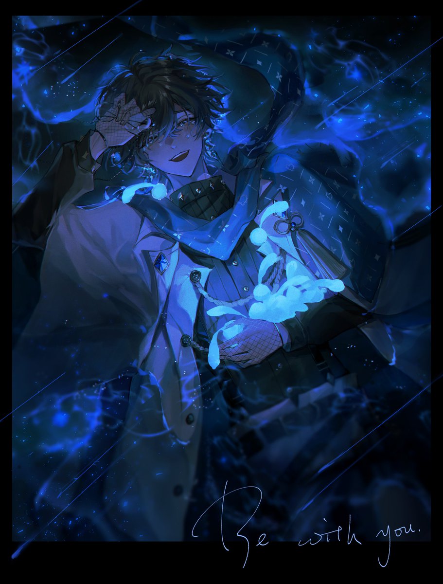 #Ikenography 

I completed this drawing two years ago, but for some reason, I didn't post it on social media at that time. 

But the process of creating this drawing once brought me comfort and courage, so...I just hope to share it now. (｡í _ ì｡)