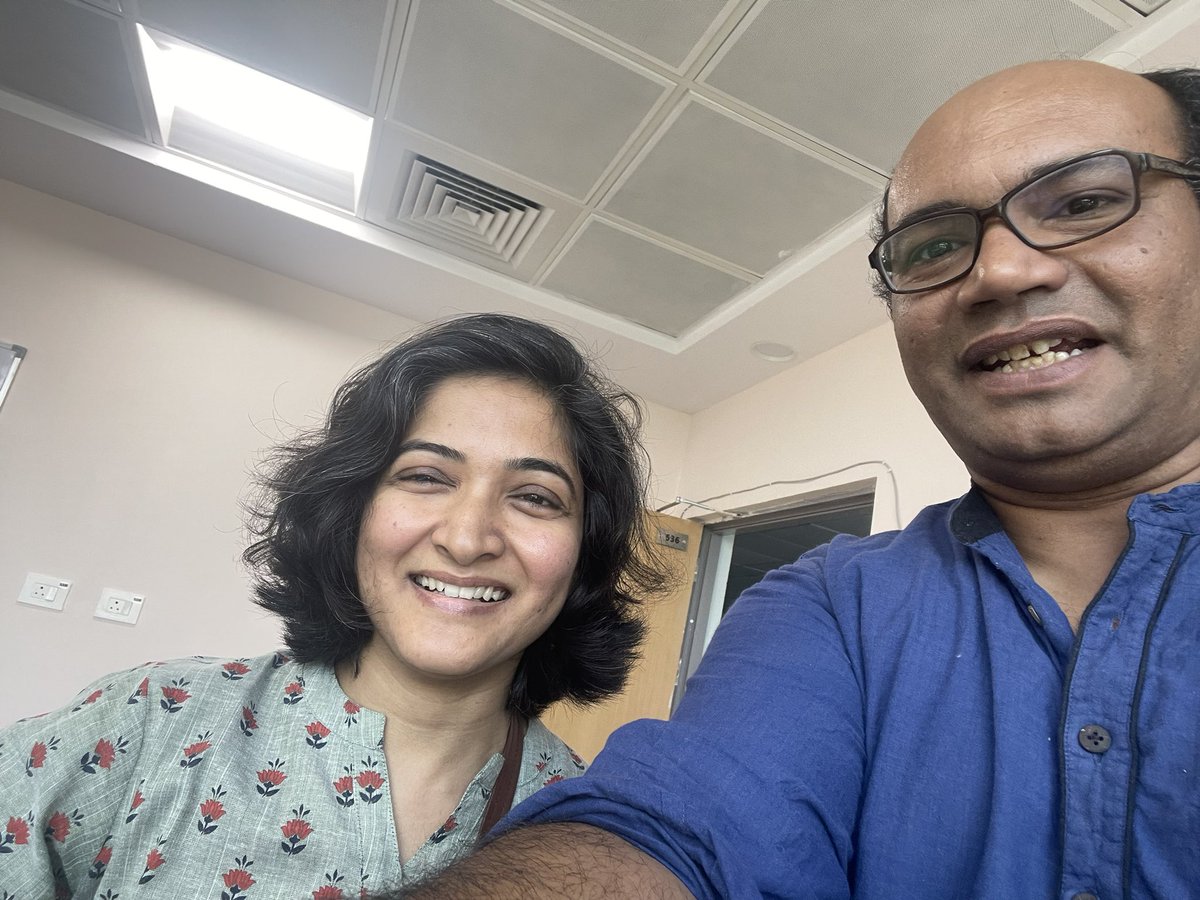 dynamicdip's tweet image. @saide_iitj It is always a pleasure to visit IIT Kanpur campus at any time of the year but this time it was really wonderful spending some time together discussing science with @km_sharika showing me around the beautiful campus and @cogsci_iitk