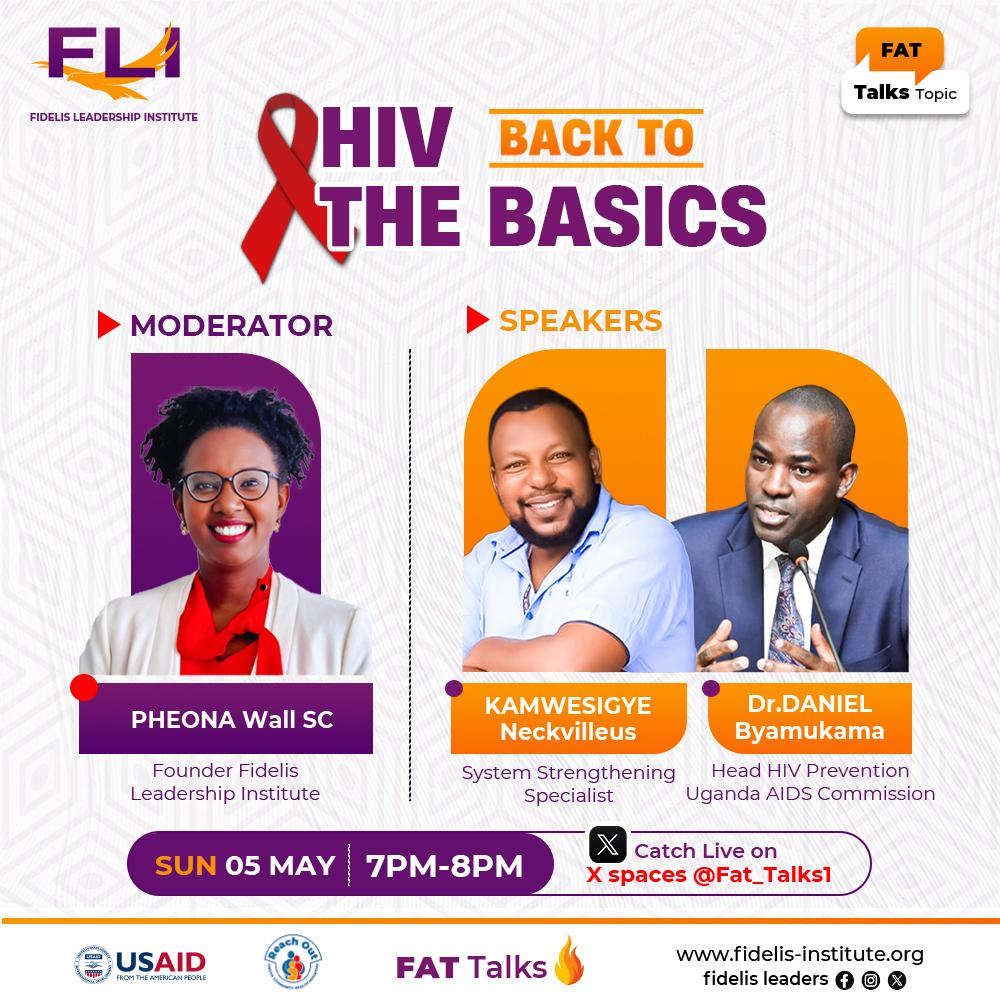 Reachoutmbuya's tweet image. Join us TODAY for a compelling &amp;amp; in-depth X space conversation on: HIV - Back to the Basics on the #FATTalks 
Our System Strengthening Specialist will be part of the panel  giving insights &amp;amp; updates on HIV awareness during this informative and enlightening session. #HIVAwareness