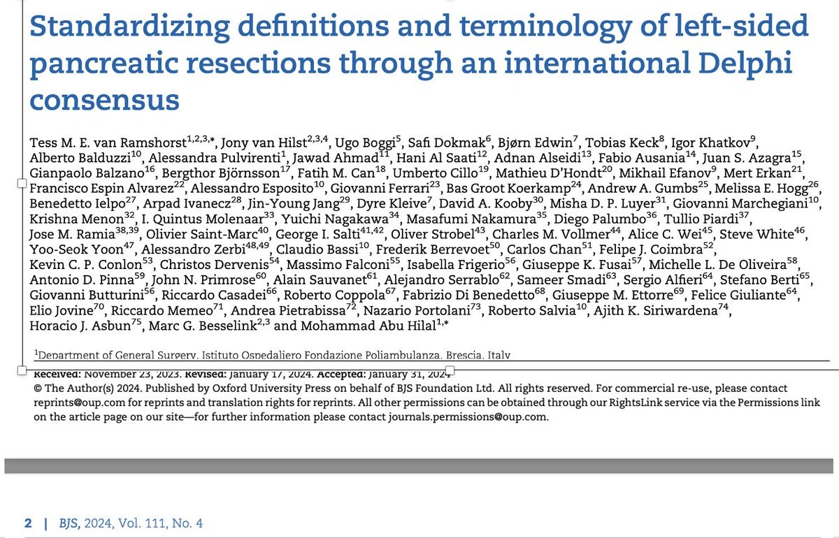 Changing Paradigms🔝. DP🧐?? A gross term not fit for purpose in the era on percision 👋surgery. 🙏all involved experts 4 this historic 🤝on new terminology. A validation study on the way, interested ? text/like/share🙏 @BJS @EAHPBA @IHPBA @EurPancClub @YouppiePancreas @Aicep4