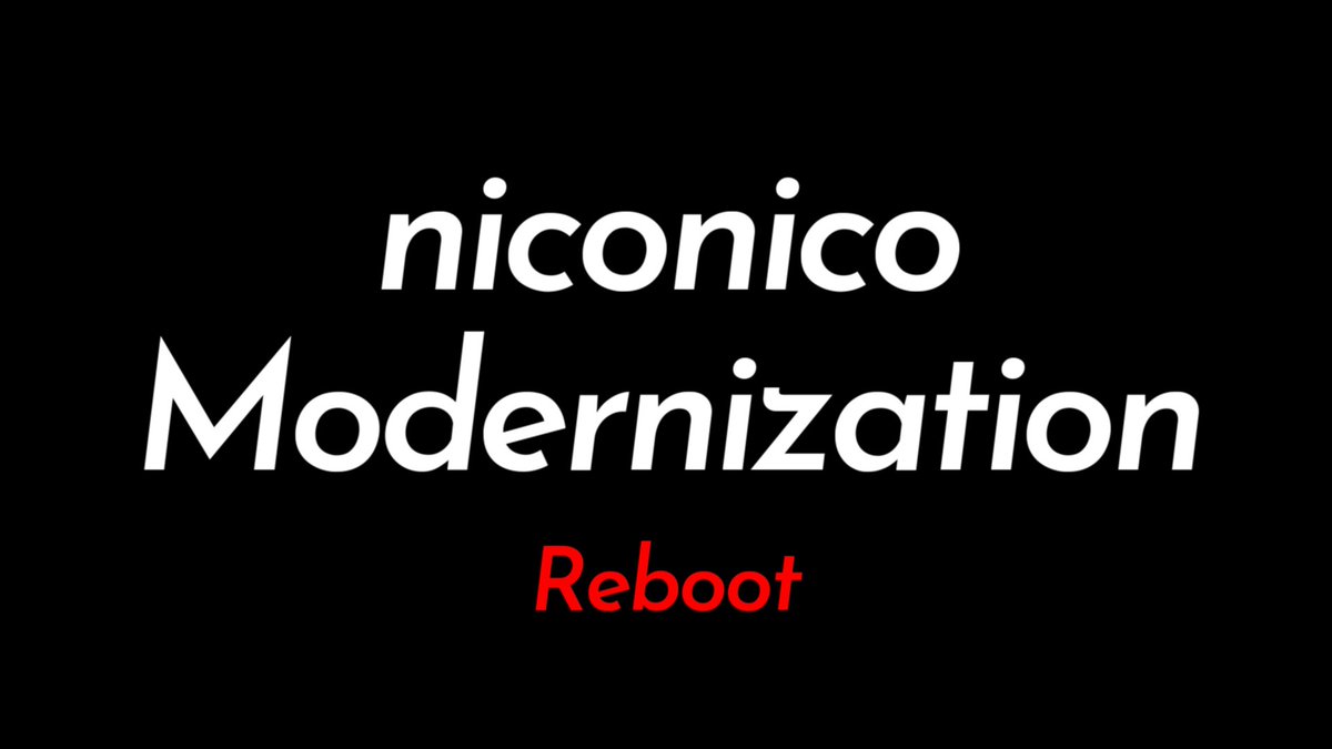 新作メドレー『niconico Modernization Reboot』

制作:青海 久瑠

YouTube:youtu.be/Qur6uSiCeOE
niconico:nico.ms/sm43744819
bilibili:bilibili.com/video/BV1hi421…