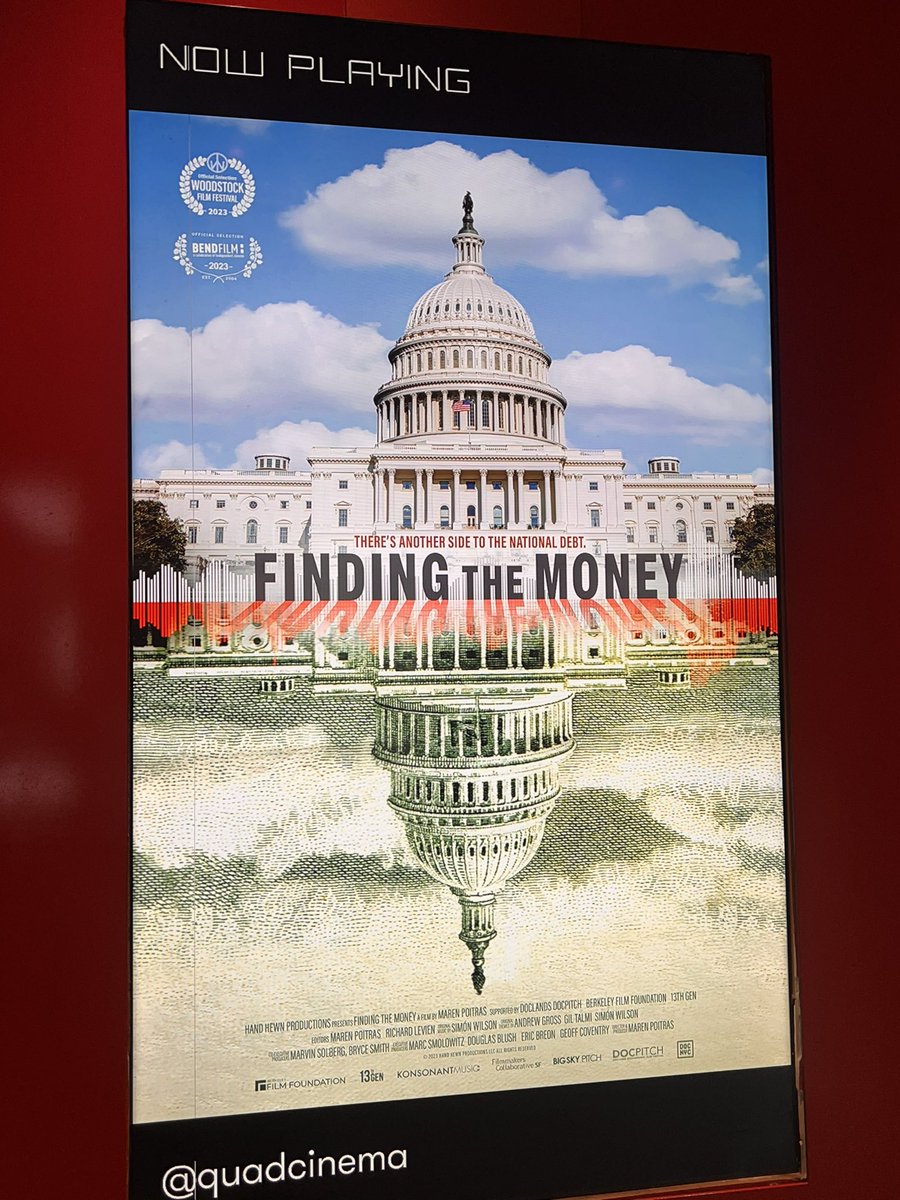 Just saw @FindingMoneyDoc and have to say it was awesome. Way exceeded my expectations. Check it out. It’s on all the streaming apps.